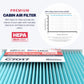 BNX TruFilter C7017 Cabin Air Filter, HEPA 99.97%, Compatible With Select Infiniti EX, FX, G, M, Q, QX; Compatible with Nissan Armada, GT-R, Titan; Ram C/V; Volkswagen Routan