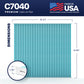 BNX TruFilter Cabin Air Filter, 99.97% HEPA, US Made, Compatible With Dodge Durango 2011-2020, Jeep Grand Cherokee 2011-2021 (C7040)