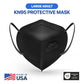 BNX KN95 Mask Black (E95), Made in USA KN95 Face Mask (Adult Large)