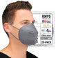 BNX KN95 Mask (E95), Made in USA KN95 Face Mask, Gray (Adult Large)