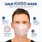 BNX KN95 Mask (E95), Made in USA KN95 Face Mask, Light Pink (Adult Large)