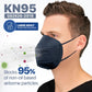 BNX KN95 Mask (E95), Made in USA KN95 Face Mask, Navy (Adult Large)