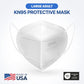 BNX KN95 Mask (E95), Made in USA KN95 Face Mask, White (Adult Large)