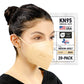 BNX KN95 Mask (E95M), Made in USA KN95 Face Mask, Beige (Adult Medium)