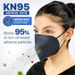 BNX KN95 Mask (E95M), Made in USA KN95 Face Mask, Navy (Adult Medium)