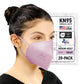 BNX KN95 Mask (E95M), Made in USA KN95 Face Mask, Violet (Adult Medium)