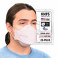 BNX 20-Pack KN95 Face Masks, Disposable Particulate KN95 Mask Made in USA, Tri-Fold Cup/Fish Style (20 Pack) (Earloop) (Model: EF95) Light Pink
