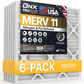 BNX TruFilter 12x12x1 MERV 11 Pleated Air Filter – Made in USA (6-Pack)
