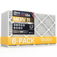 BNX TruFilter 12x20x1 MERV 11 Pleated Air Filter – Made in USA (6-Pack)