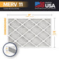 BNX TruFilter 16x24x1 MERV 11 Pleated Air Filter – Made in USA (6-Pack)
