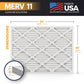 BNX TruFilter 18x24x1 MERV 11 Pleated Air Filter – Made in USA (6-Pack)