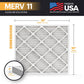 BNX TruFilter 20x22x1 MERV 11 Pleated Air Filter – Made in USA (6-Pack)