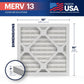 BNX TruFilter 10x10x1 MERV 13 Pleated Air Filter - Made in USA (6-Pack)