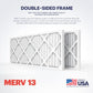 BNX TruFilter 10x24x1 MERV 13 Pleated Air Filter – Made in USA (4-Pack)