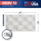 BNX 14x20x1 MERV 13 Pleated Air Filter - Made in USA (6-Pack)
