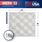 BNX TruFilter 18x20x1 MERV 13 Pleated Air Filter - Made in USA (6-Pack)