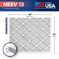 BNX TruFilter 20x24x1 MERV 13 Pleated Air Filter - Made in USA (4-Pack)