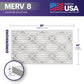 BNX TruFilter 14x25x1 MERV 8 Pleated Air Filter – Made in USA (6-Pack)