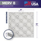 BNX TruFilter 20x20x1 MERV 8 Pleated Air Filter – Made in USA (6-Pack)