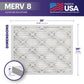 BNX TruFilter 20x25x1 MERV 8 Pleated Air Filter – Made in USA (6-Pack)