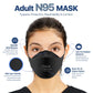 BNX N95 Respirator Mask (F95B) – Black