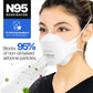 BNX N95 Respirator Mask (F95W) – White
