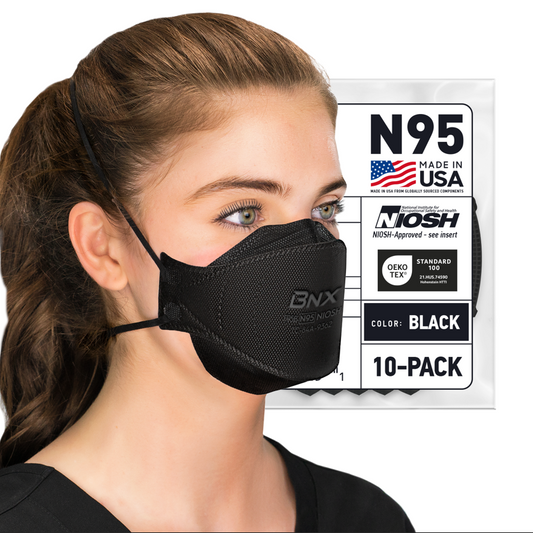 BNX N95 Respirator Mask (F95B) – Black