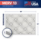 BNX 14x20x1 MERV 13 Pleated Air Filter – Made in USA (3-Pack)