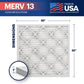 BNX 20x20x1 MERV 13 Pleated Air Filter – Made in USA (3-Pack)