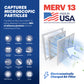 BNX TruFilter14x25x1 MERV 13 Pleated Air Filter – Made in USA (4-Pack)