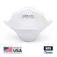 BNX N95 Mask Respirator Duckbill (NIOSH) (Model: A96-2W), White